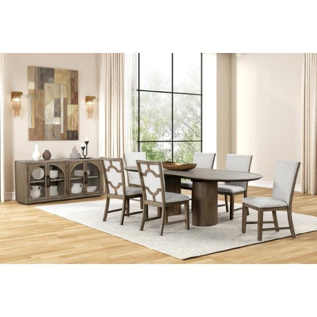 Furniture of America Clements FM3411AK-OT-TABLE Dining Table IMAGE 9