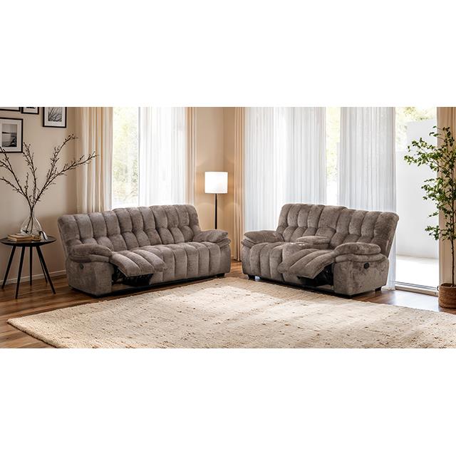  Furniture of America Hieronymus FM64001DB-LV-M Manual Loveseat IMAGE 2