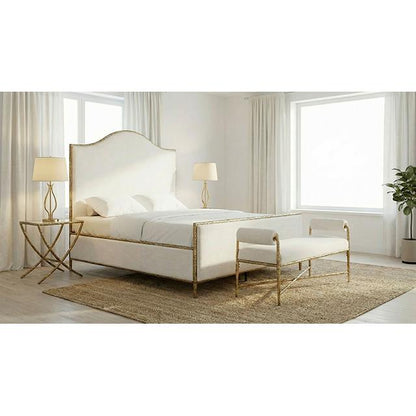  Furniture of America Vilna FM77001GD-Q-3A Queen Bed IMAGE 2