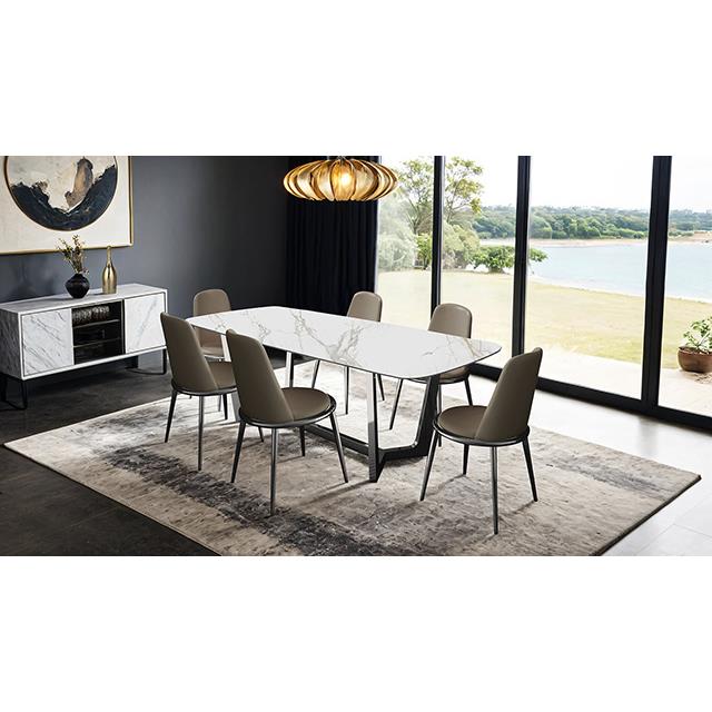  Furniture of America Norelli FM3701SV-T-TABLE Dining Table IMAGE 1