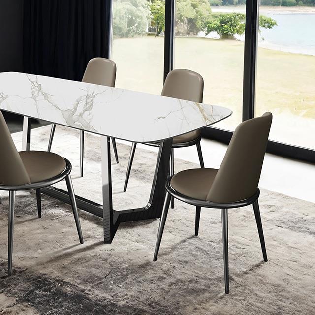  Furniture of America Norelli FM3701SV-T-TABLE Dining Table IMAGE 2