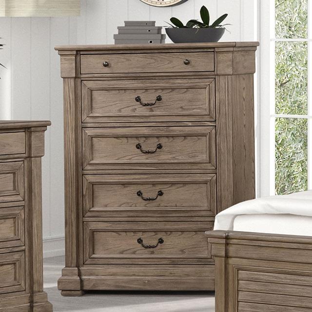  Furniture of America Sheringham FM7701BR-C Chest IMAGE 1