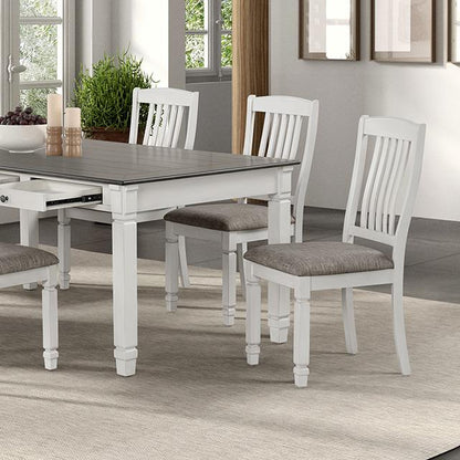  Furniture of America Pendola FM3427WH-T-7PC 7 Pc Dining Table Set IMAGE 8