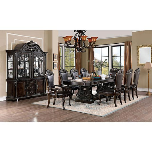  Furniture of America Lombardy CM3146T-9PC 9 Pc Dining Table Set IMAGE 1