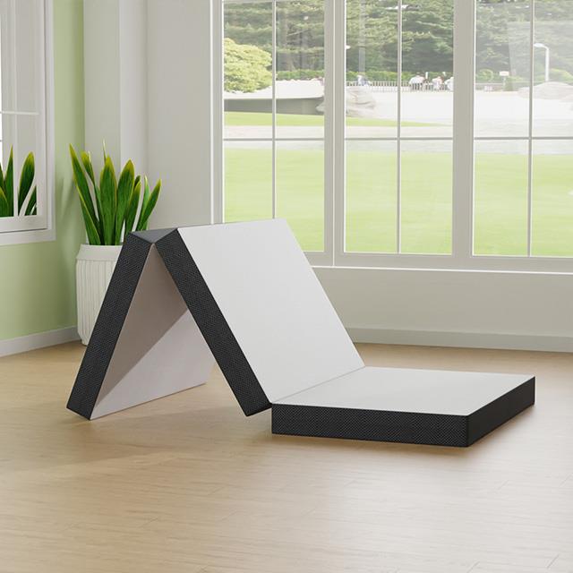  Furniture of America Hollyhock DM1004-T 4" Twin Tri-Fold Memory Foam Topper IMAGE 1