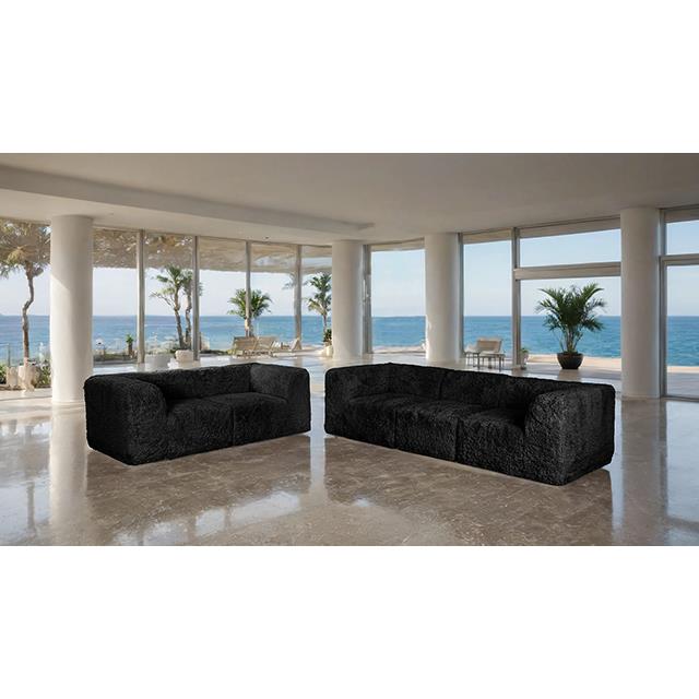  Furniture of America Nappi FM62102BK-SF-PK Sofa IMAGE 2