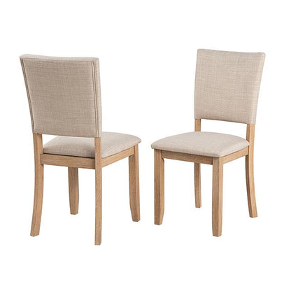  Furniture of America Oberto SL3406NT-RT-5PC 5 Pc Round Dining Table Set IMAGE 6