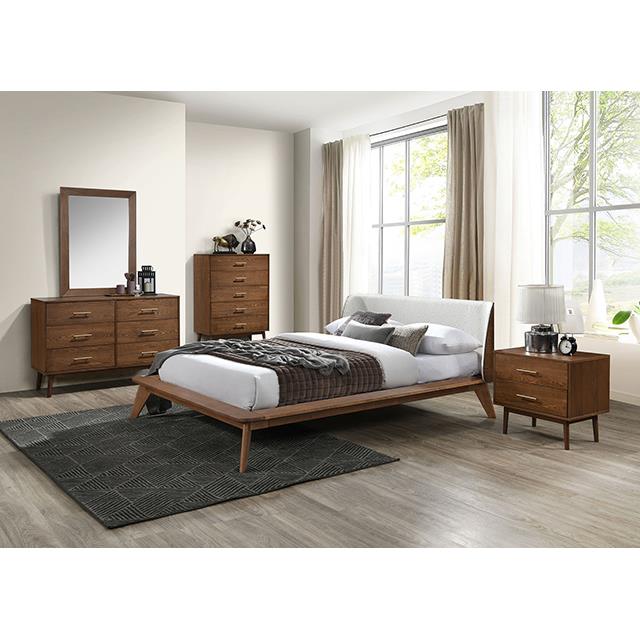 Furniture of America Lenzburg FM7223WN-Q-BED Queen Bed IMAGE 2