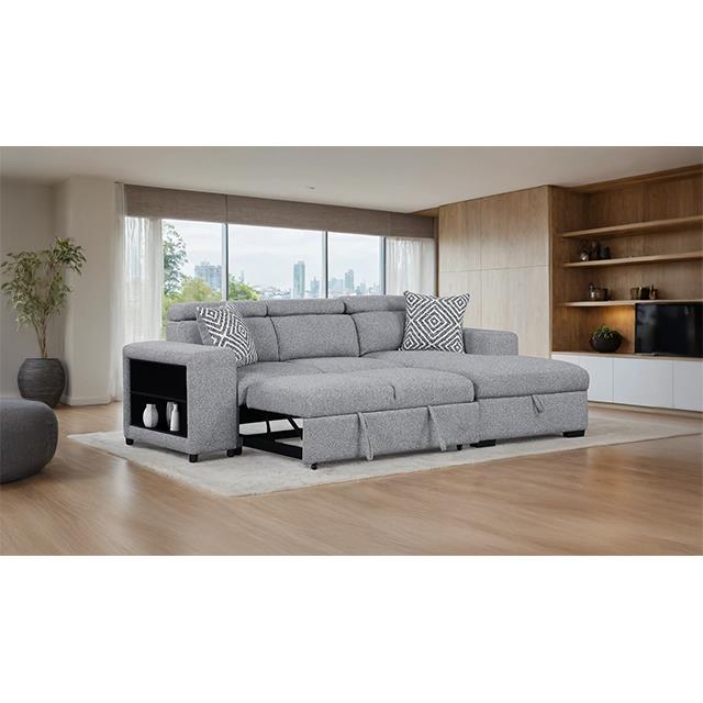  Furniture of America Chatteris FM64000GY-SECT-R Sectional IMAGE 3