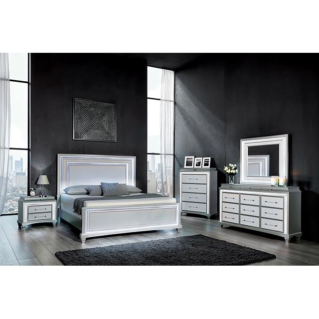  Furniture of America Galea FM74006SV-Q-BED Queen Bed IMAGE 2