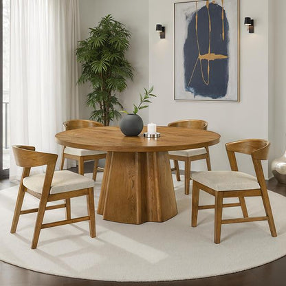  Furniture of America Orsino FM32008WN-RT-5PC 5 Pc Dining Table Set IMAGE 1