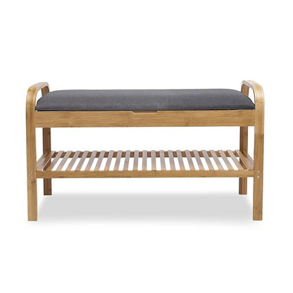  Furniture of America Skipper GM-5002 Shoe Storage Bench IMAGE 2