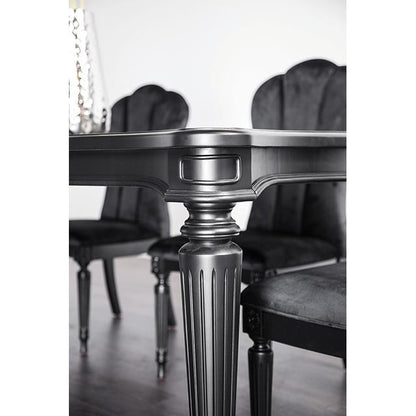  Furniture of America Melodi Parc FM3416BK-T-7PC 7 Pc Dining Table Set IMAGE 2