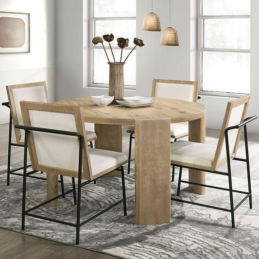  Furniture of America Edenbridge FM3220AK-RT-TABLE Dining Table IMAGE 1