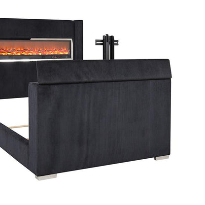  Furniture of America Sumter FM74004BK-EK-BED King Bed IMAGE 3