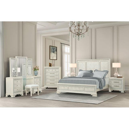  Furniture of America Stella Mia FM70000WH-N Nightstand IMAGE 2