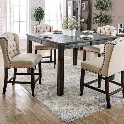  Furniture of America Sania CM3324BKPT54-3564G-7 7 Pc Counter Height Table Set IMAGE 9