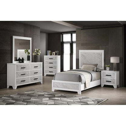  Furniture of America Darlene FM72018WH-T-BED Twin Bed IMAGE 2