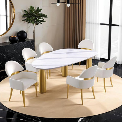  Furniture of America Northam FM37005WH-T-TABLE Dining Table IMAGE 3