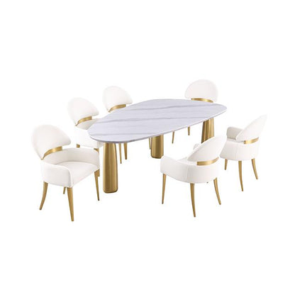  Furniture of America Northam FM37005WH-T-TABLE Dining Table IMAGE 4