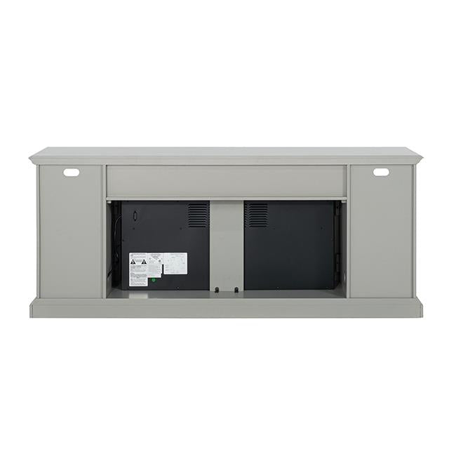 Furniture of America Fidel TM5003 74'' Tv Console with Electric Fireplace IMAGE 5