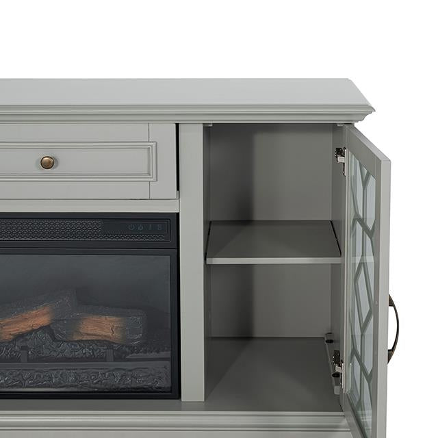  Furniture of America Fidel TM5003 74'' Tv Console with Electric Fireplace IMAGE 8