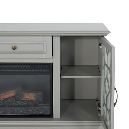  Furniture of America Fidel TM5003 74'' Tv Console with Electric Fireplace IMAGE 8