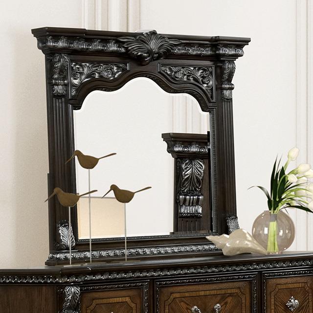  Furniture of America Promenade FM70002DB-M Mirror IMAGE 1