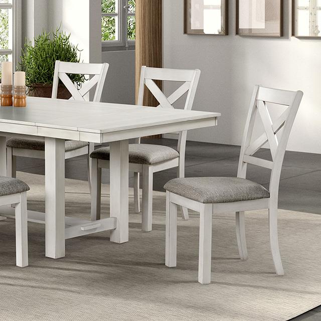  Furniture of America Ferrone FM3429WH-T Dining Table IMAGE 7