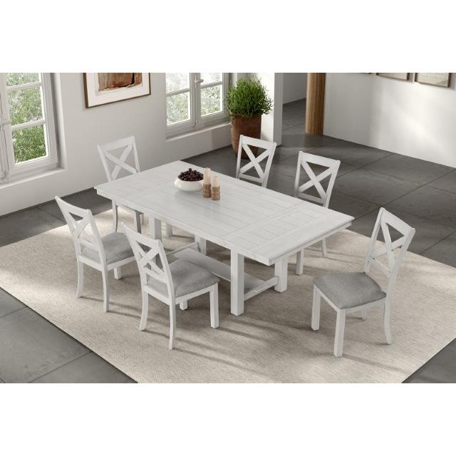  Furniture of America Ferrone FM3429WH-T Dining Table IMAGE 9