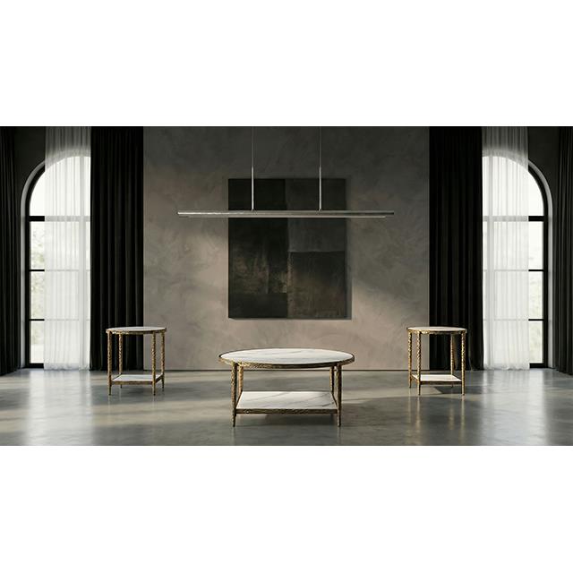  Furniture of America Kerna FM47021GD-C-3A Coffee Table IMAGE 2