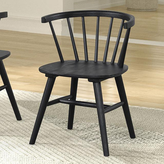  Furniture of America Yate FM3102BK-SC-2PK Set Of 2 Dining Chair IMAGE 1