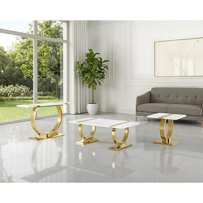  Furniture of America Horve FM47018GD-C Coffee Table IMAGE 2