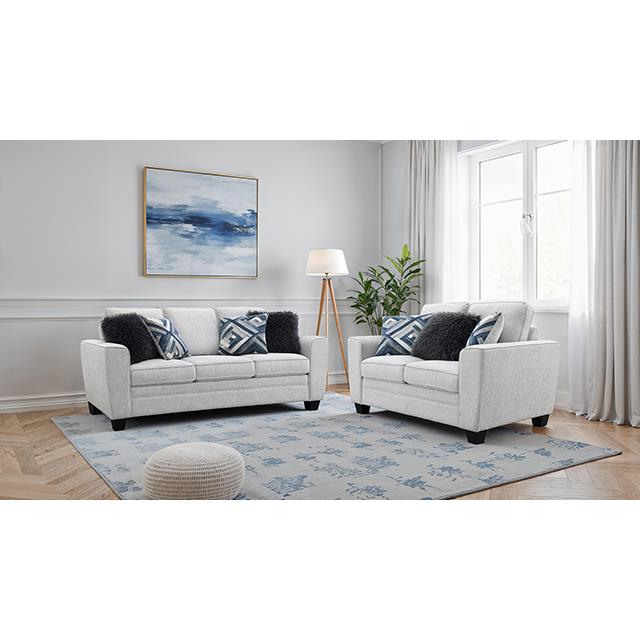  Furniture of America Enea FM64009LG-LV Loveseat IMAGE 2