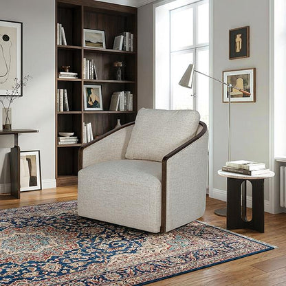  Furniture of America Zebina FM-AC6014LB-SW Swivel Chair IMAGE 2