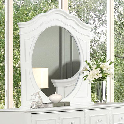  Furniture of America Naucalpan FM7456WH-M Mirror IMAGE 1