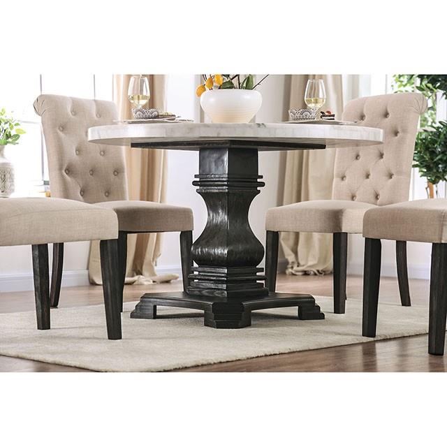  Furniture of America Elfredo CM3755RT-5PC-LG 5 Pc Dining Table Set IMAGE 1
