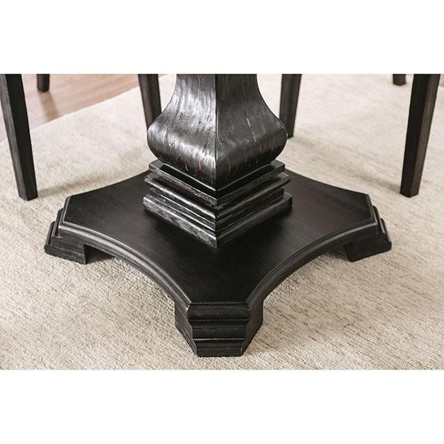  Furniture of America Elfredo CM3755RT-5PC-LG 5 Pc Dining Table Set IMAGE 2