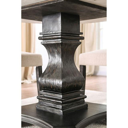  Furniture of America Elfredo CM3755RT-5PC-LG 5 Pc Dining Table Set IMAGE 4