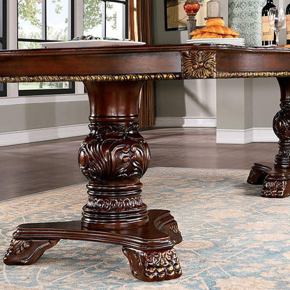  Furniture of America Normandy CM3145T-7PC 7 Pc Dining Table Set IMAGE 2