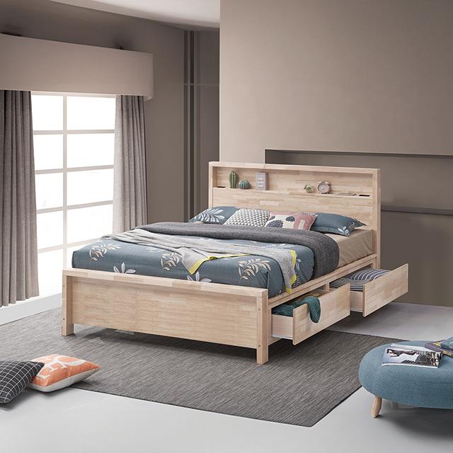  Furniture of America Grange FM7109WH-Q-BED Queen Bed IMAGE 2