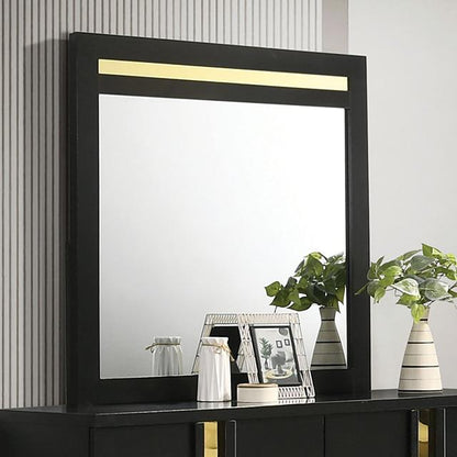  Furniture of America Lillestrom FM7217BK-M Mirror IMAGE 1