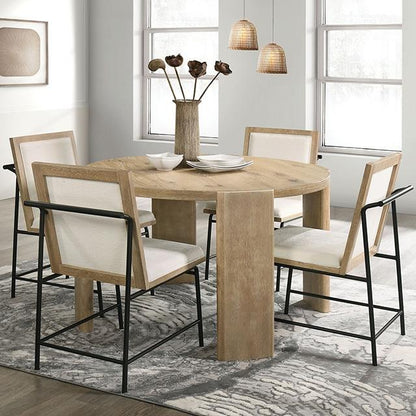  Furniture of America Edenbridge FM3220AK-RT-5PC 5 Pc Dining Table Set IMAGE 2