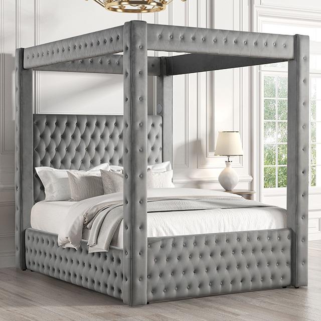  Furniture of America Etherea CM7482GY-Q-BED Queen Bed IMAGE 1