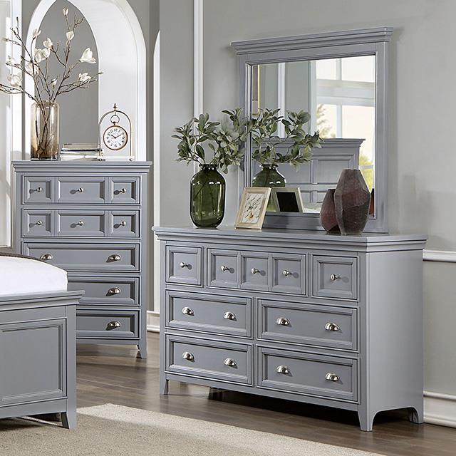  Furniture of America Castlile FM7413GY-D Dresser IMAGE 1