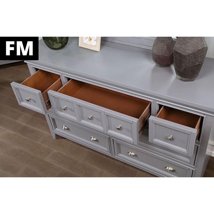  Furniture of America Castlile FM7413GY-D Dresser IMAGE 3