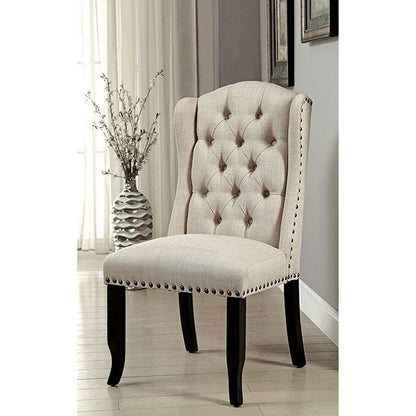  Furniture of America Sania CM3324BKT84-3564-9PC 9 Pc Dining Table Set IMAGE 5