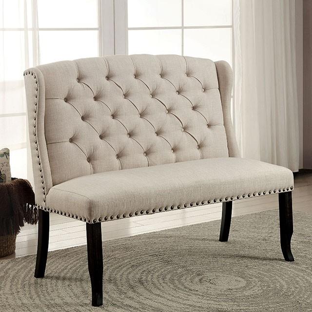  Furniture of America Sania CM3324BKT84-3564-9PC 9 Pc Dining Table Set IMAGE 6