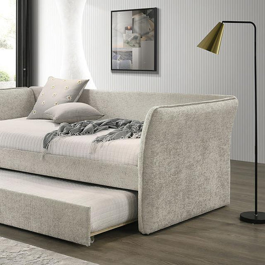  Furniture of America Yuri FM1203BG-BED Twin Daybed with Trundle IMAGE 1