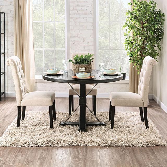  Furniture of America Alfred CM3735RT-5PC-LG 5 Pc Dining Table Set IMAGE 5